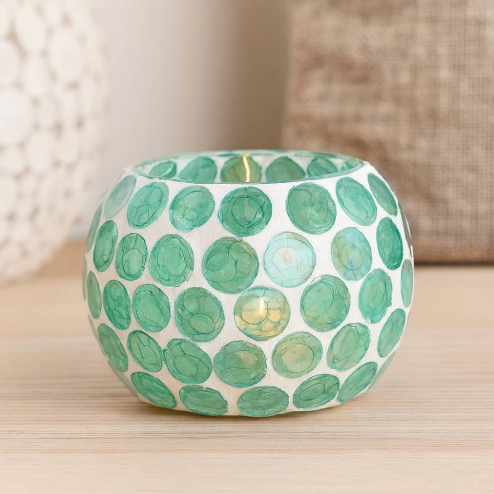 Portavelas Lola AZUL MAR – D'Arome