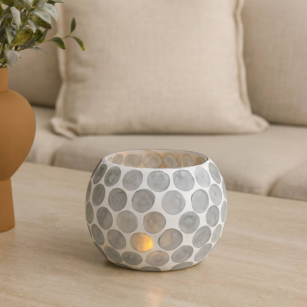 Portavelas Lola GRIS PERLA – D'Arome