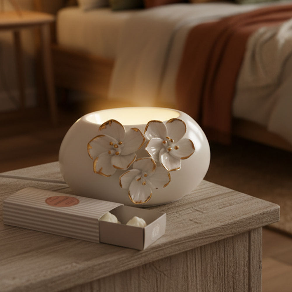 Pack - Quemador Eléctrico Amour de Fleurs + Ceras Perfumadas Marquise