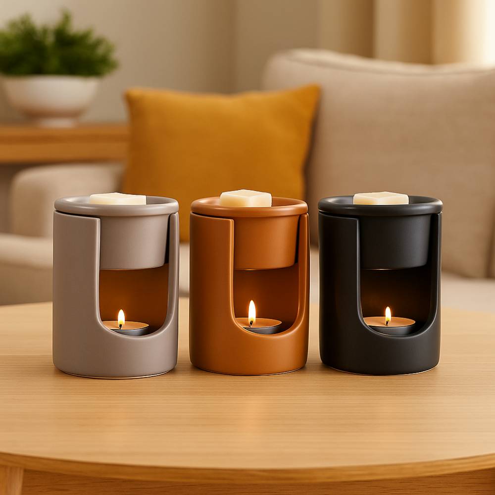 Quemador de vela NIDO GRIS – D'Arome