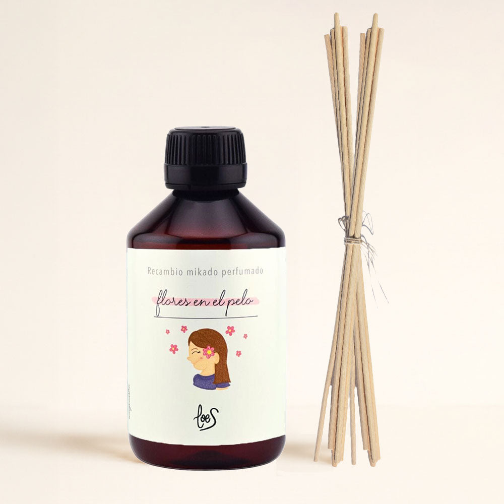 Recambio ambientador mikado FLORES EN EL PELO 250ml – LoeS
