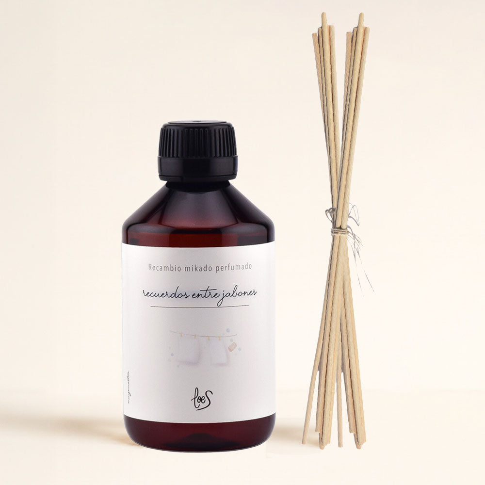 Recambio ambientador mikado RECUERDOS ENTRE JABONES 250ml – LoeS