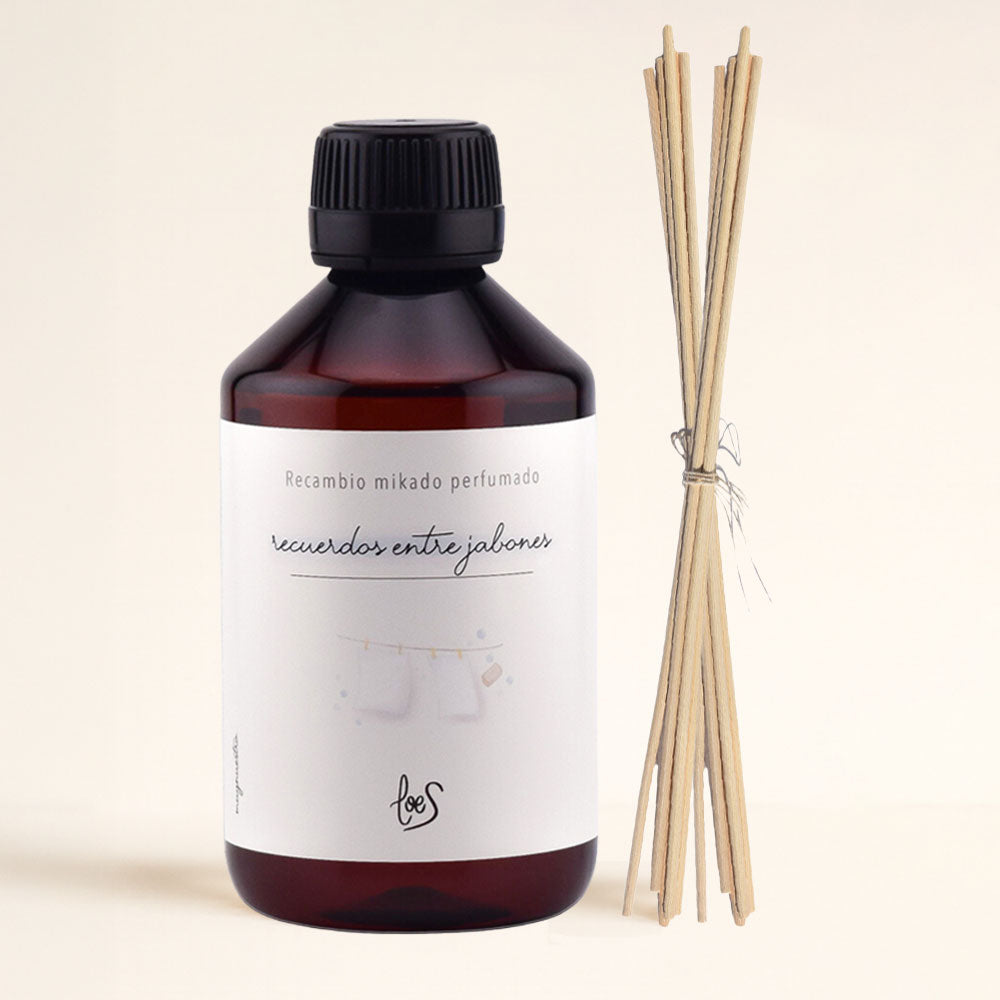Recambio ambientador mikado RECUERDOS ENTRE JABONES 500ml – LoeS