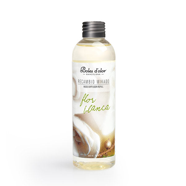 recambio mikado boles d olor aroma flor blanca