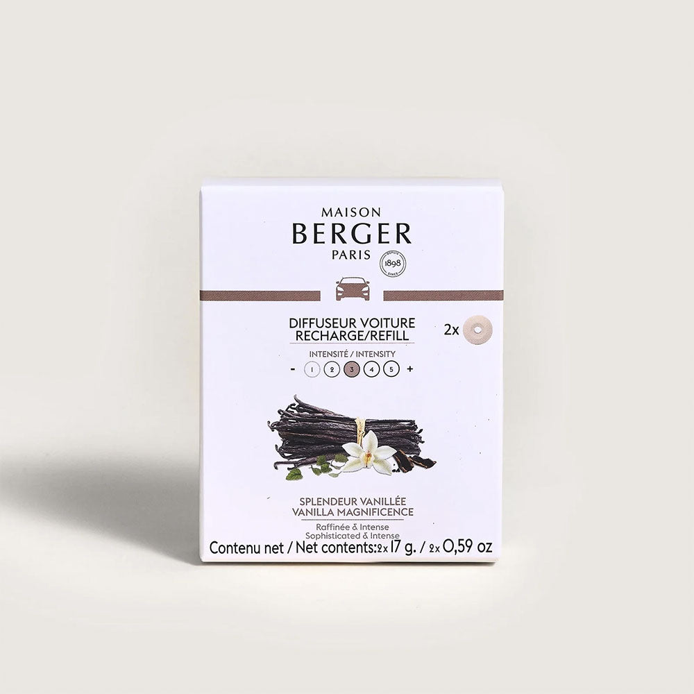 Recarga ambientador de coche SPLENDEUR VANILLÉE –  Maison Berger