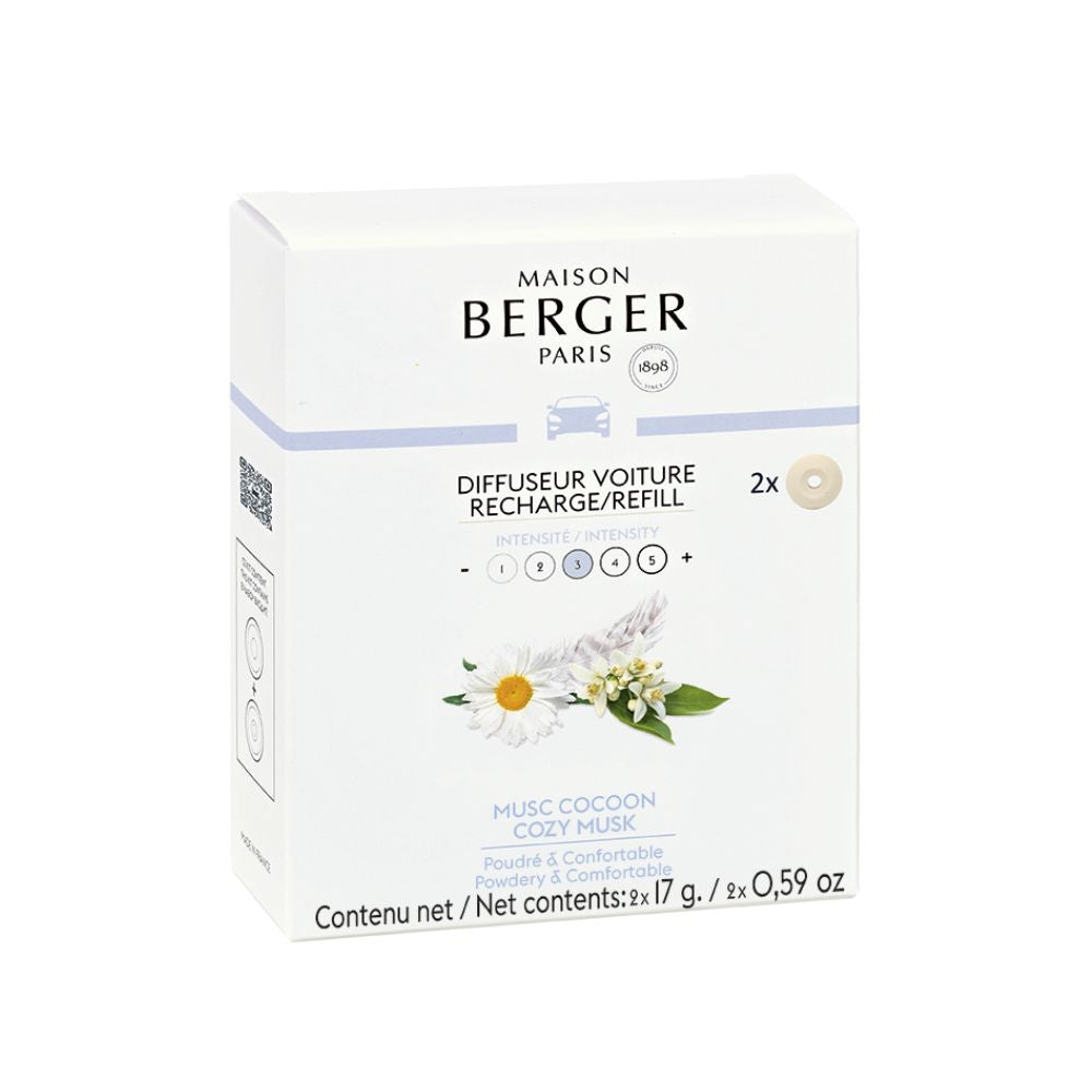 Recarga ambientador de coche MUSC COCOON – Maison Berger