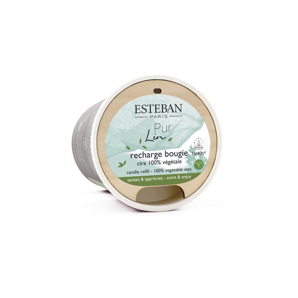 Recarga vela aromática 180g PUR LIN – Esteban París