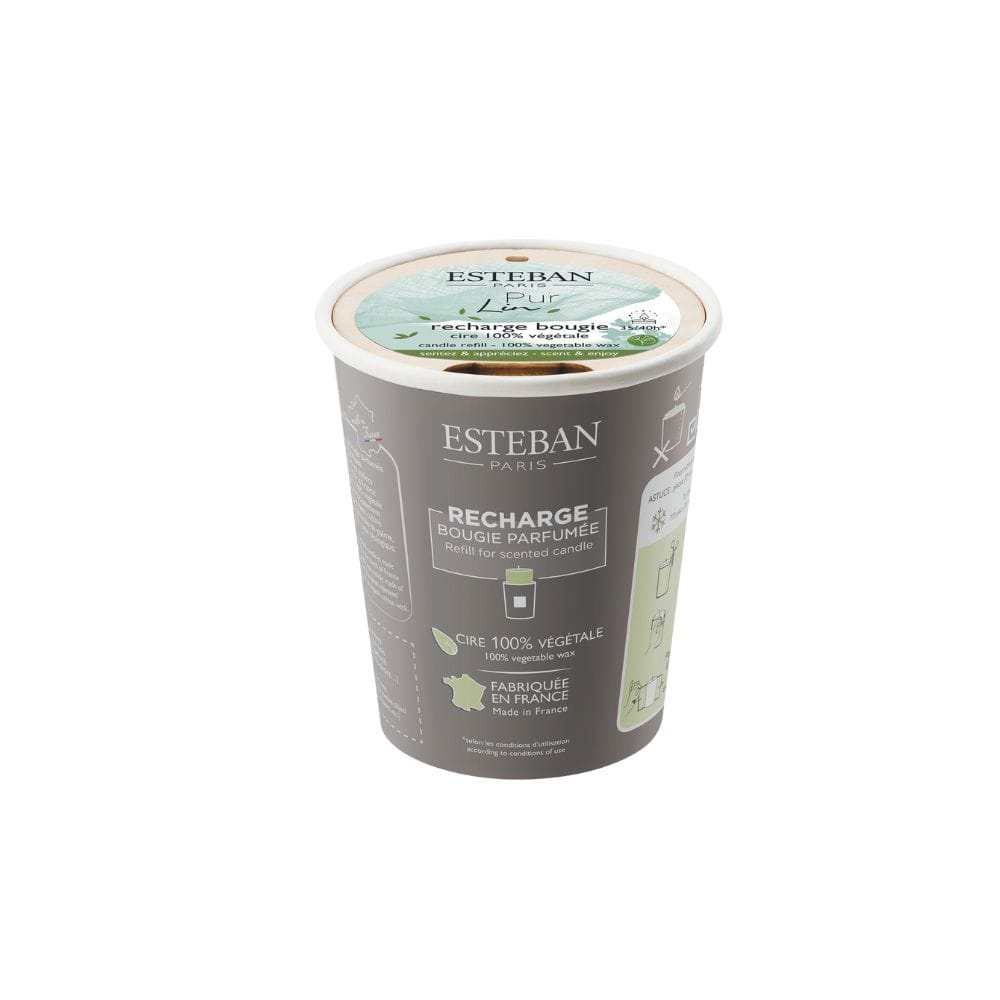Recarga vela aromática 180g PUR LIN – Esteban París