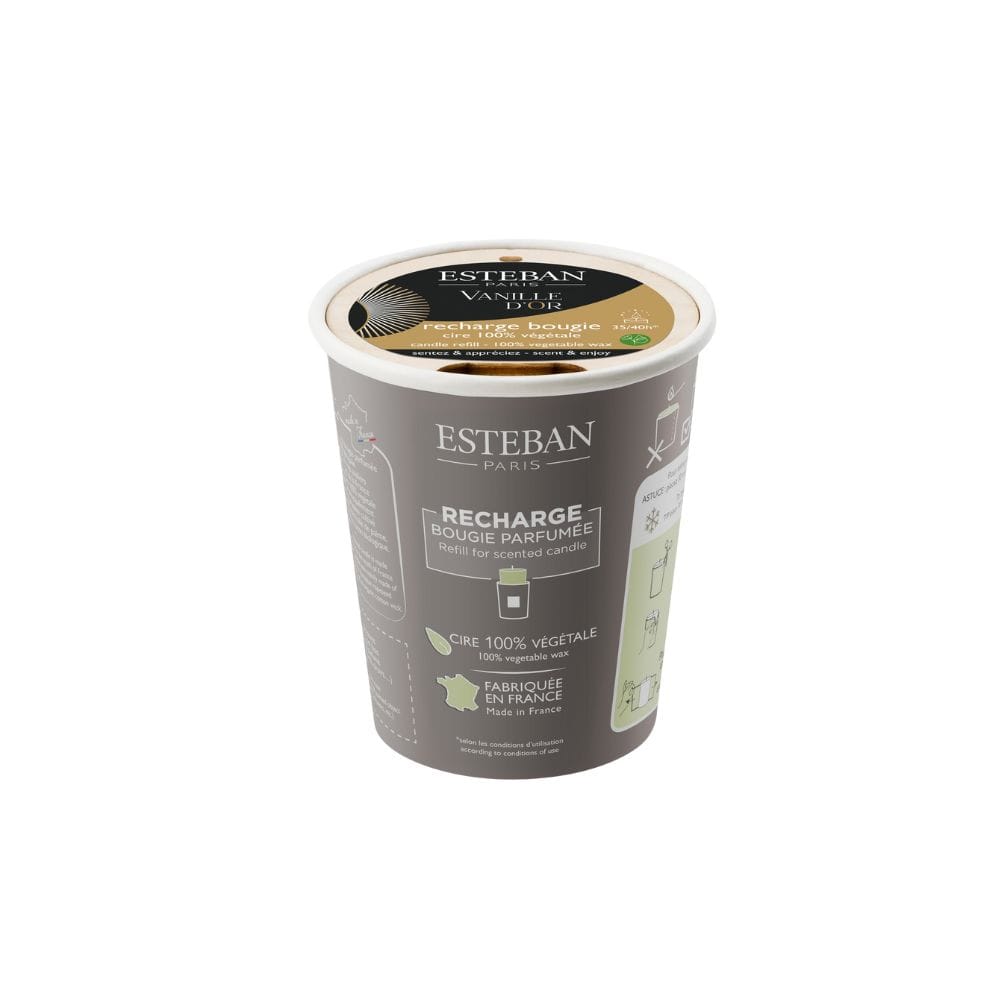 Recarga vela aromática 180g VANILLE D'OR – Esteban París