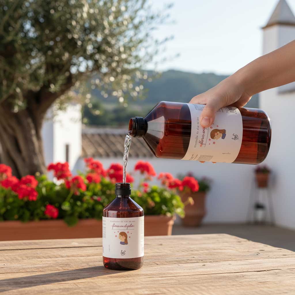 Recarga spray textil eliminador de olores FLORES EN EL PELO 1L – LoeS