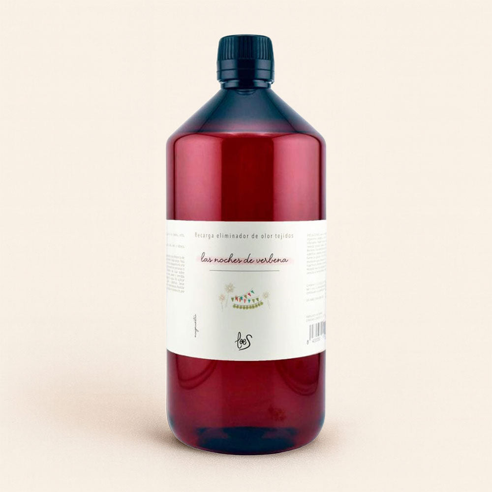 Recarga spray textil eliminador de olores LAS NOCHES DE VERBENA 1L – LoeS