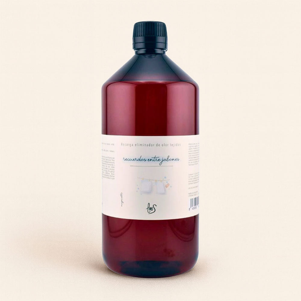 Recarga spray textil eliminador de olores RECUERDOS ENTRE JABONES 1L – LoeS