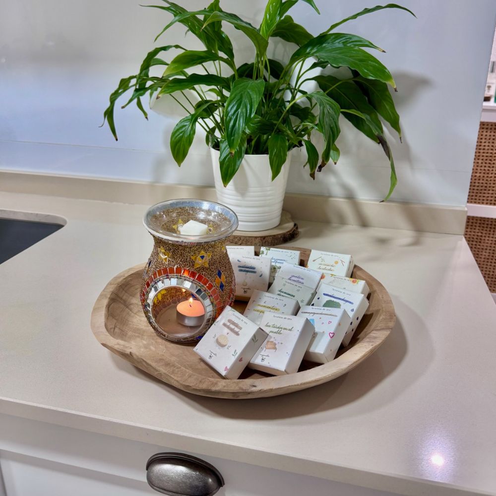 Rodaja tronco de madera natural IRREGULAR – D'Arome