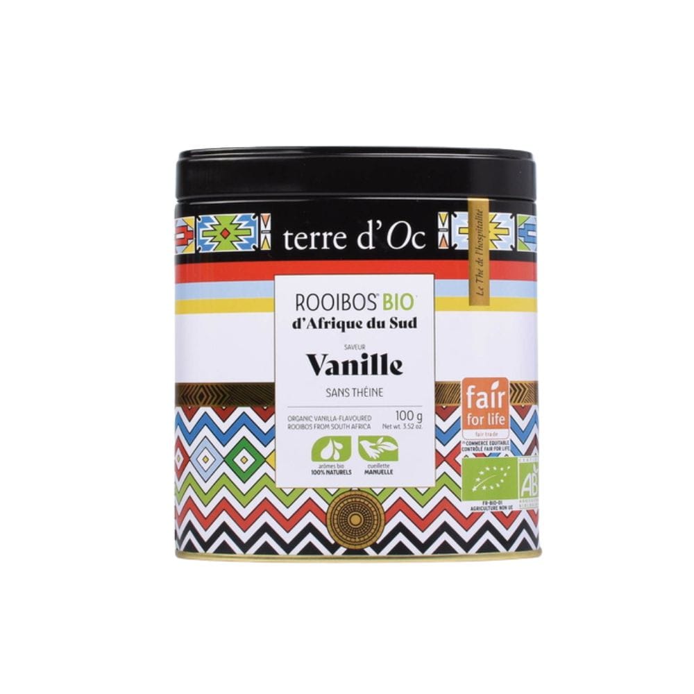 Té Rooíbos BIO Vainille (vainilla) 100g – Terre d'Oc