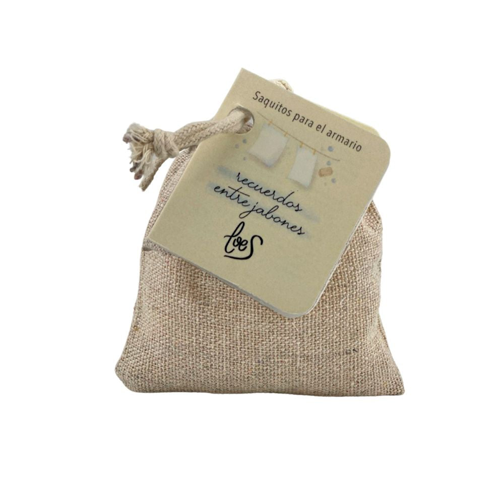 Saquito perfumado Recuerdos entre Jabones para armarios y cajones oliendo a limpio.