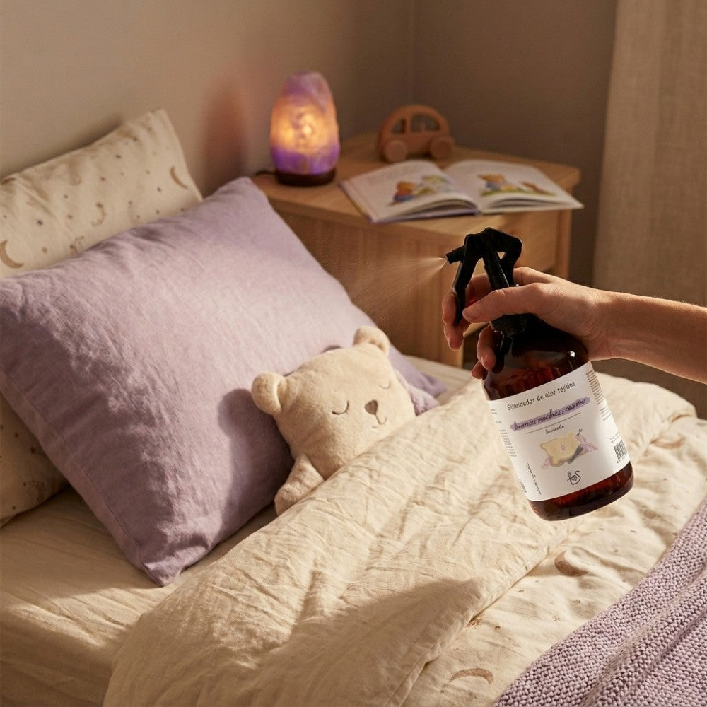 Spray textil eliminador de olores BUENAS NOCHES CARIÑO 500ml – LoeS