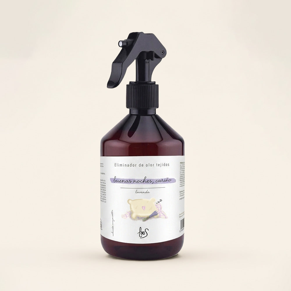 Spray textil eliminador de olores BUENAS NOCHES CARIÑO 500ml – LoeS
