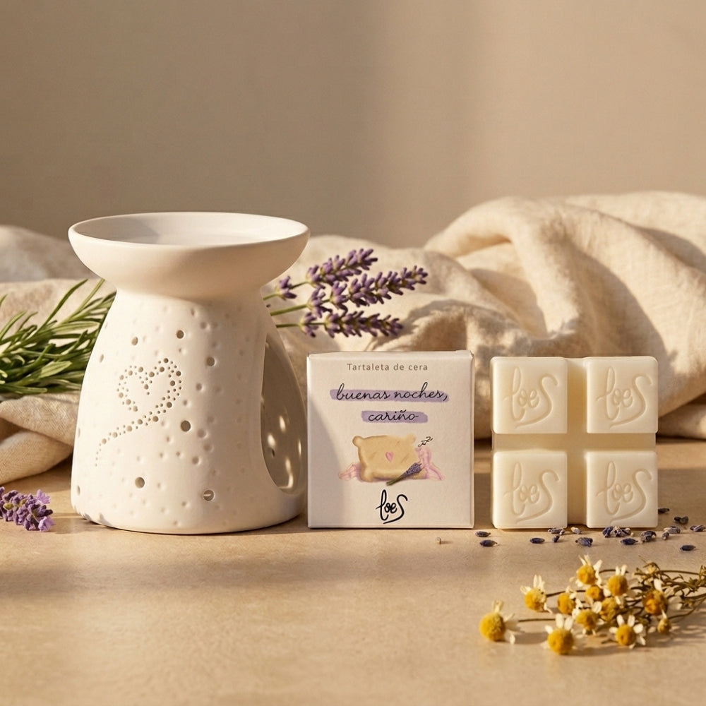 Tartaleta de cera perfumada para quemador BUENAS NOCHES CARIÑO – LoeS