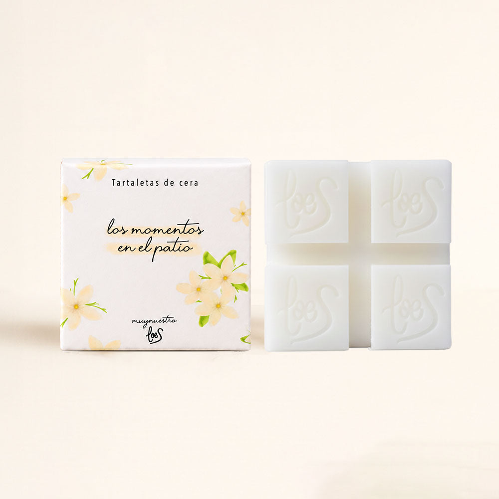 Tartaleta de cera perfumada para quemador LOS MOMENTOS EN EL PATIO – LoeS
