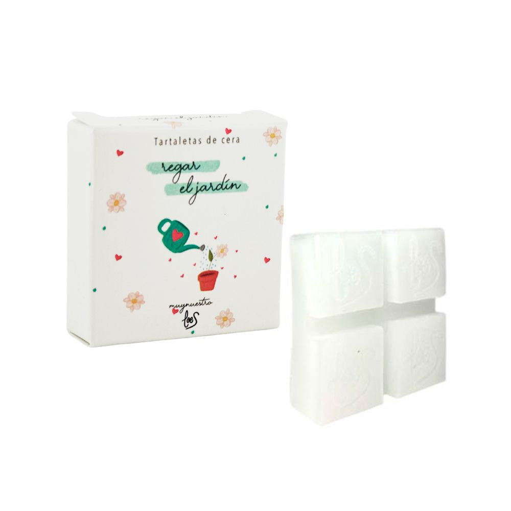 Regar el Jardín tartaleta perfumada para quemadores de cera. Un aroma floral a gardenia que te recuerda que cuidarte es importante.