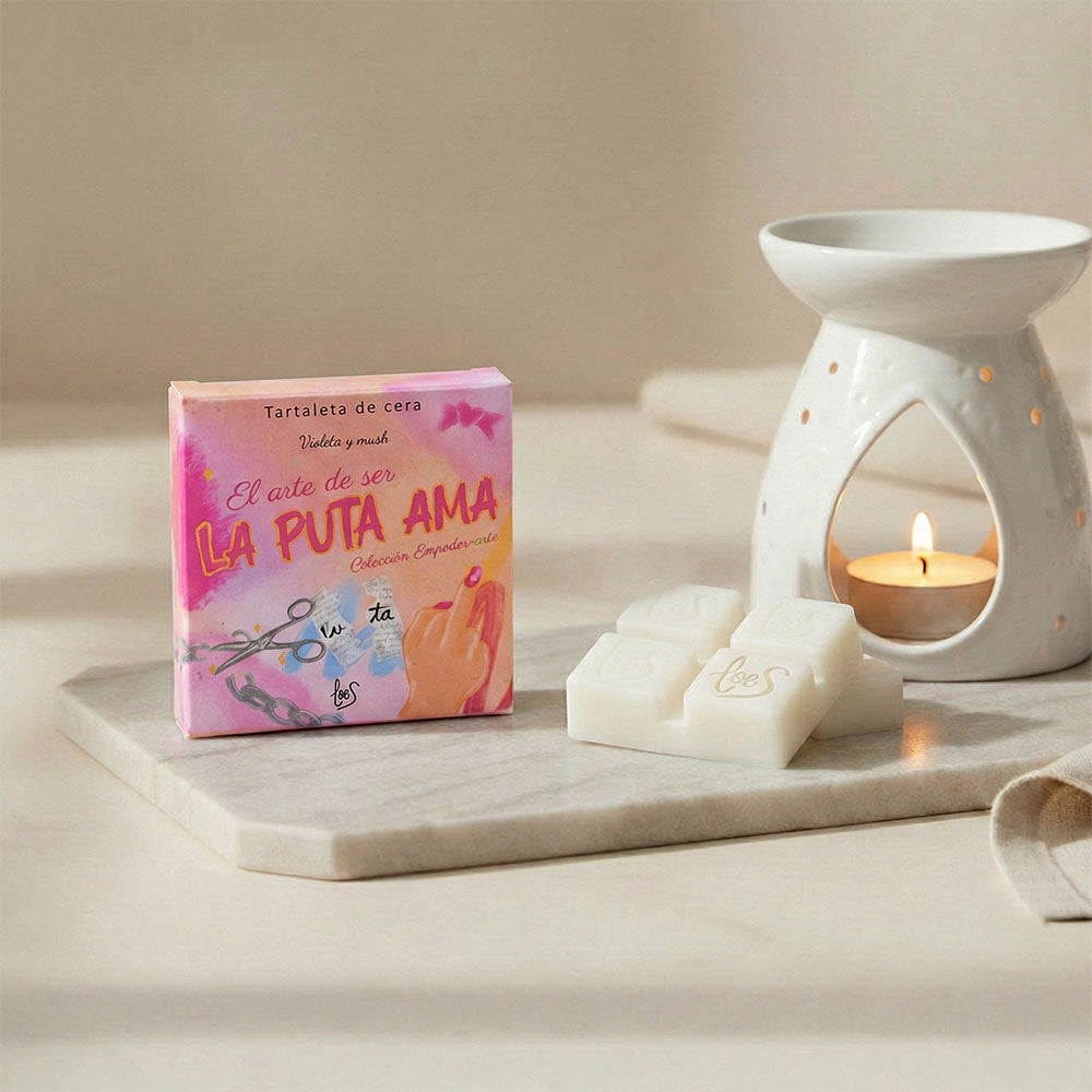 Tartaleta de cera perfumada para quemador LA PUTA AMA – LoeS