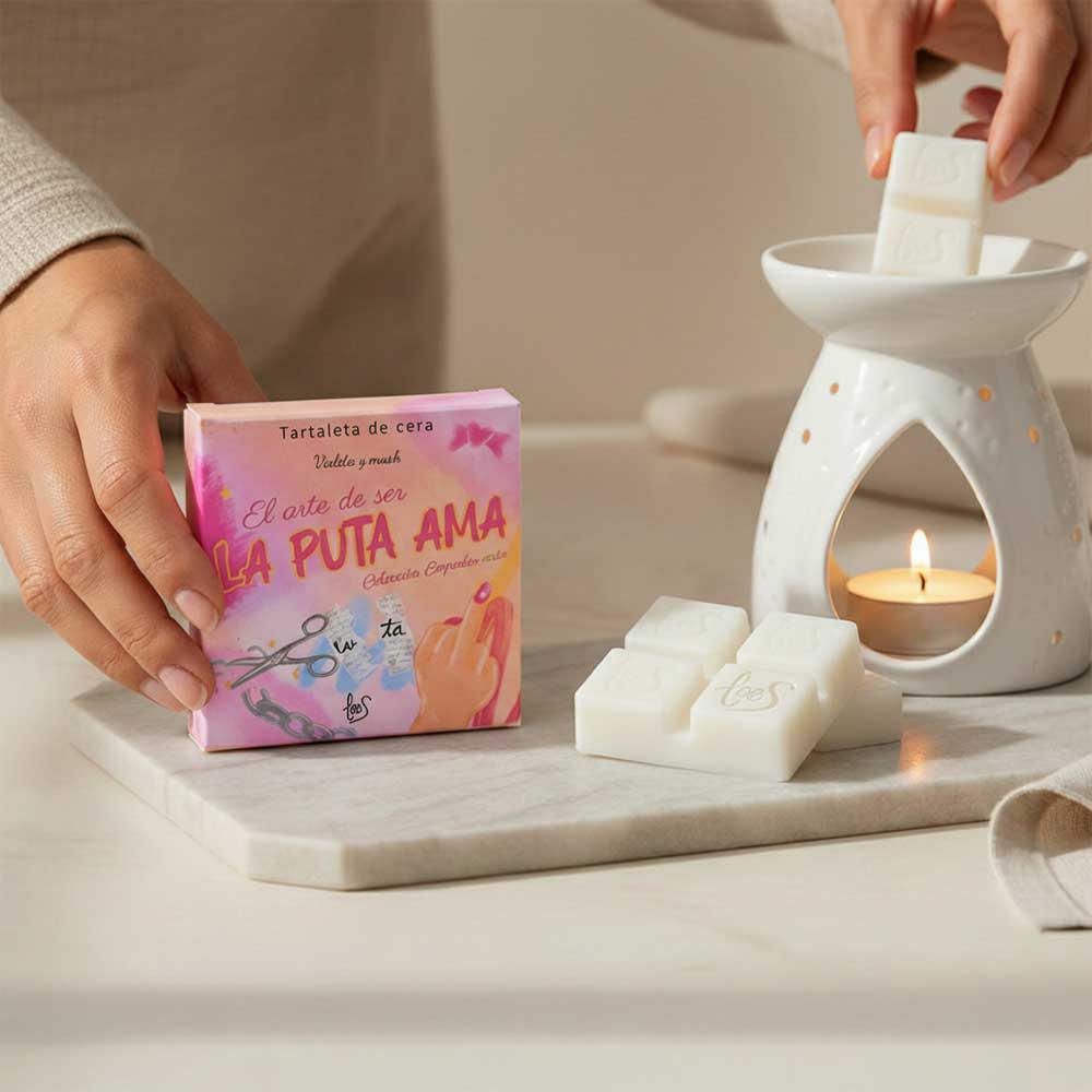 Tartaleta de cera perfumada para quemador LA PUTA AMA – LoeS