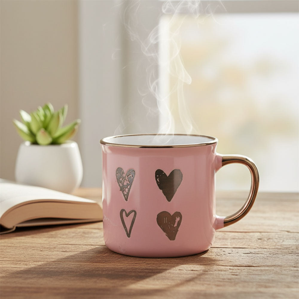 Taza Cuatro Latidos Rosa Claro – D'Arome