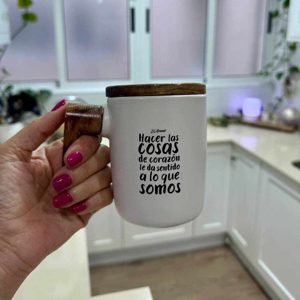 Taza de D'Arome “HACER LAS COSAS DE CORAZÓN” – D'Arome