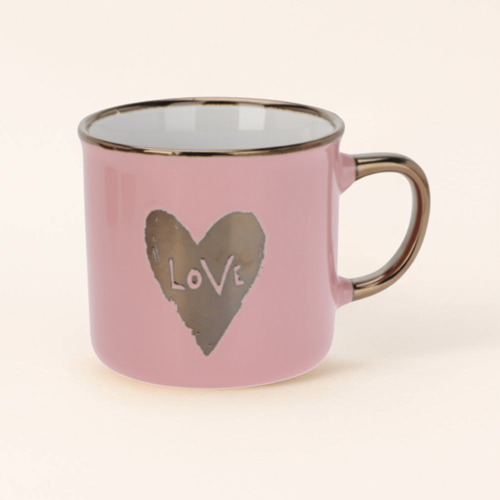 La Taza Sonríe y Ama Rosa Claro te recuerda lo bonito de quererte cada día. Dulce, elegante y llena de amor. ¡Descúbrela ahora y quiérete!