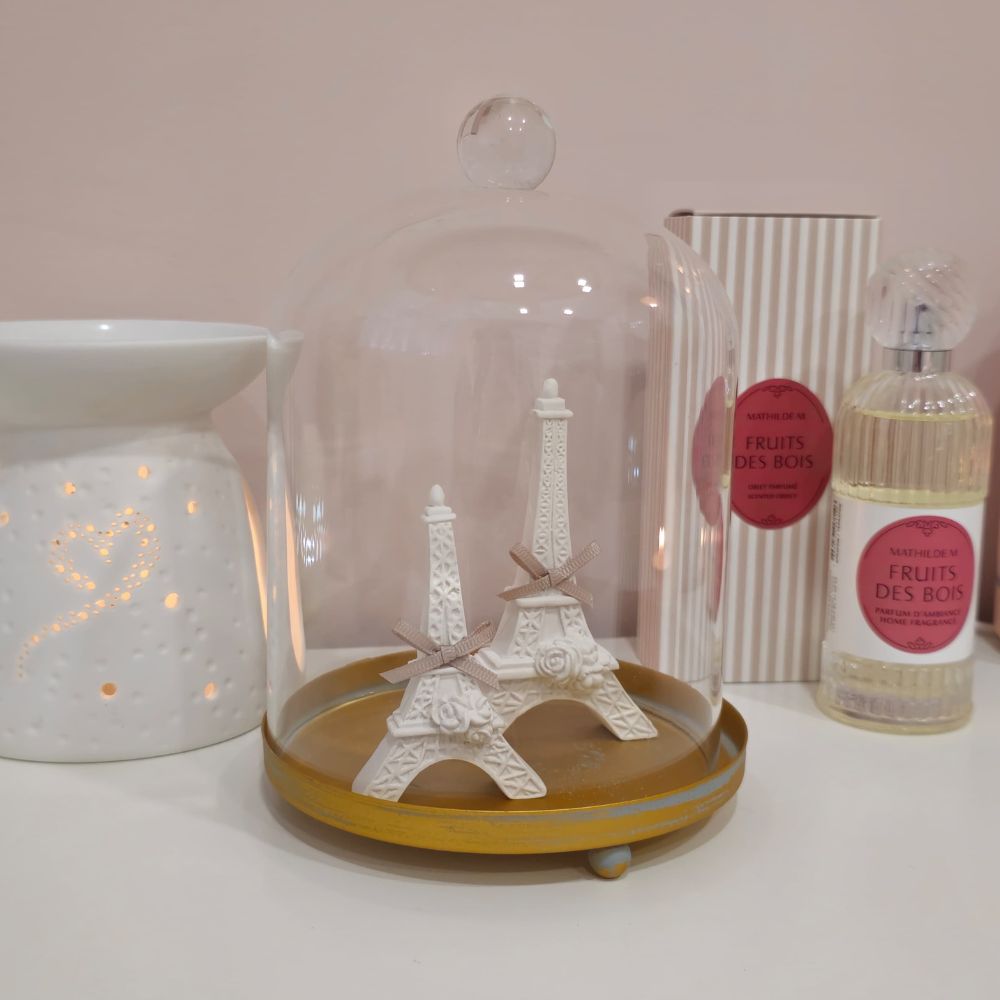 Cerámica perfumada TORRE EIFFEL PEQUEÑA aroma VOILE DE LIN – Mathilde M.