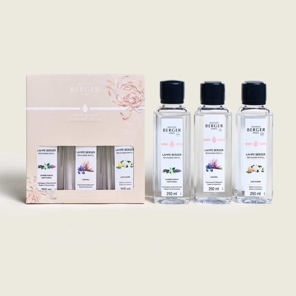 Trio Pack Líquido Lámpara Catalítica – OPHELIA – Maison Berger