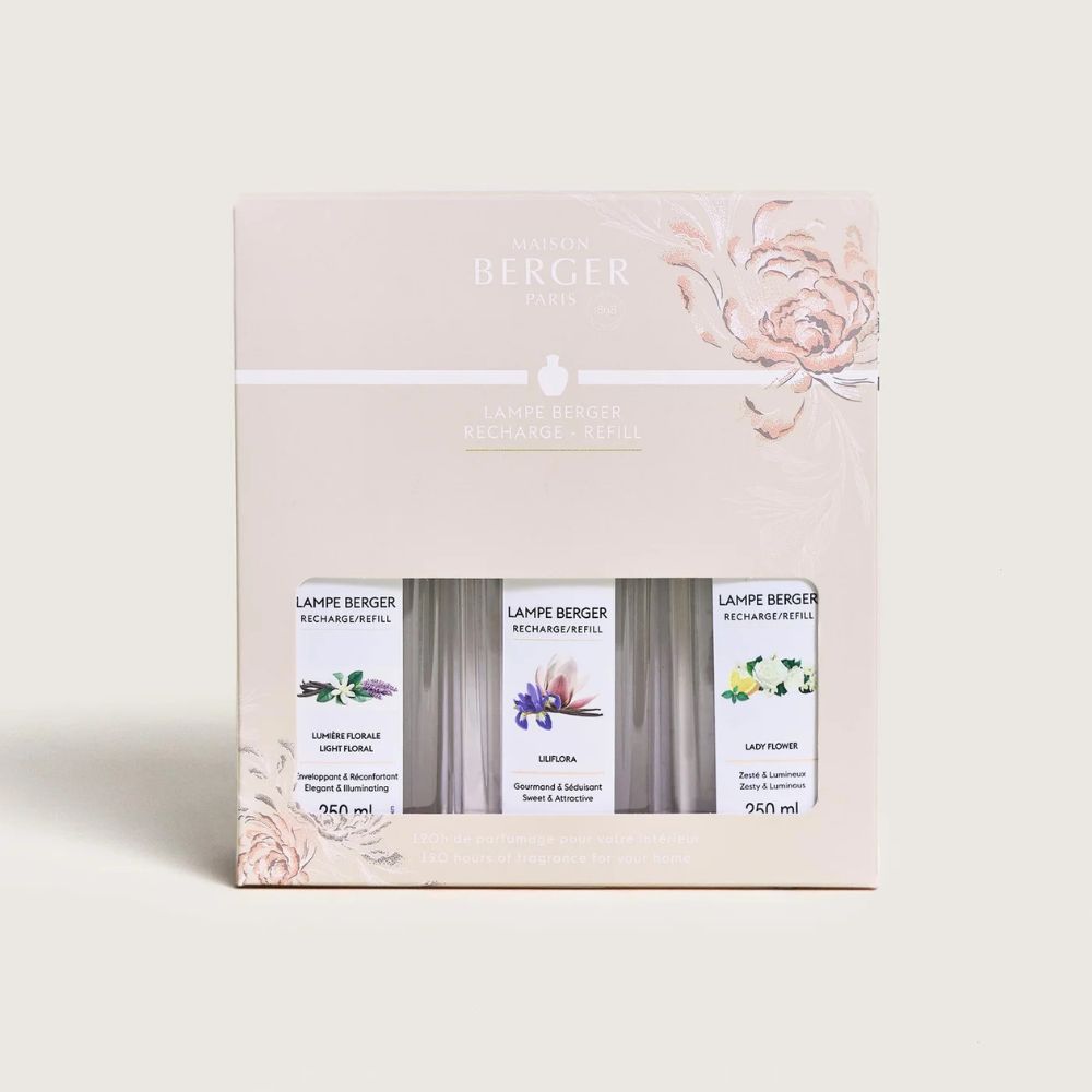 Trio Pack Líquido Lámpara Catalítica – OPHELIA – Maison Berger
