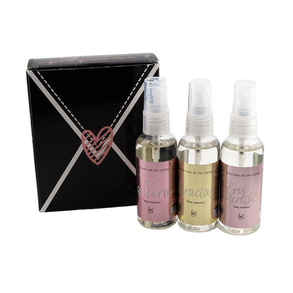 Trio mini spray textil eliminador de olores MUY VUESTRO – LoeS