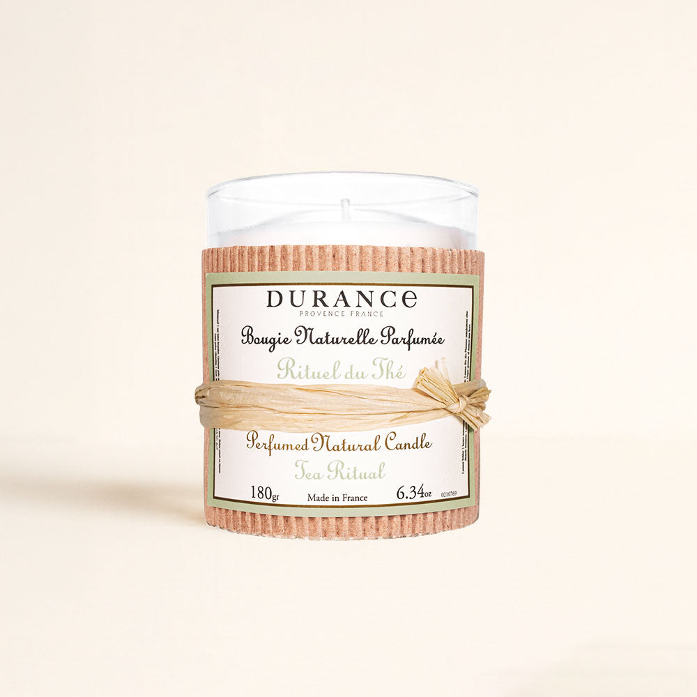 Vela aromatica de cera natural RITUAL DEL TÉ 180gr – Durance