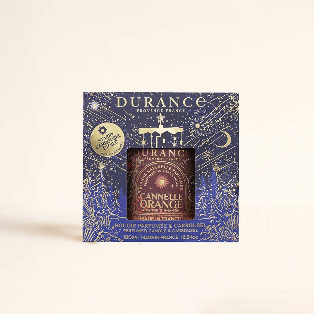 Vela carrusel CANELA NARANJA 180gr – Durance
