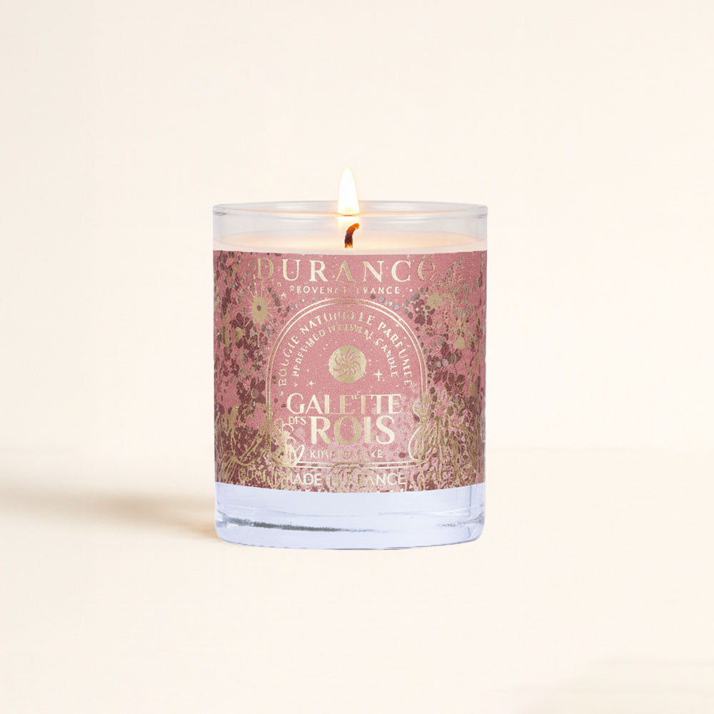 Vela aromatica de cera natural PASTEL DE REYES 180gr – Durance