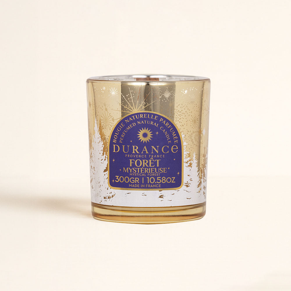 Vela aromatica de cera natural BOSQUE MISTERIOSO 300gr – Durance