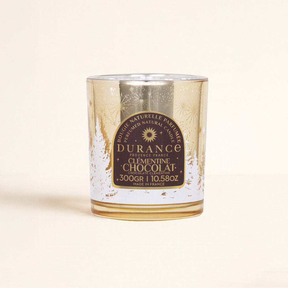Vela aromatica de cera natural CLEMENTINA CHOCOLATE 300gr – Durance