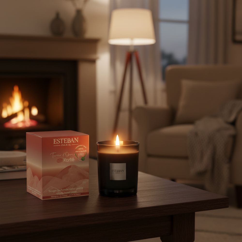 Vela aromática 180g TERRE D'OCRE KARITÉ – Esteban París