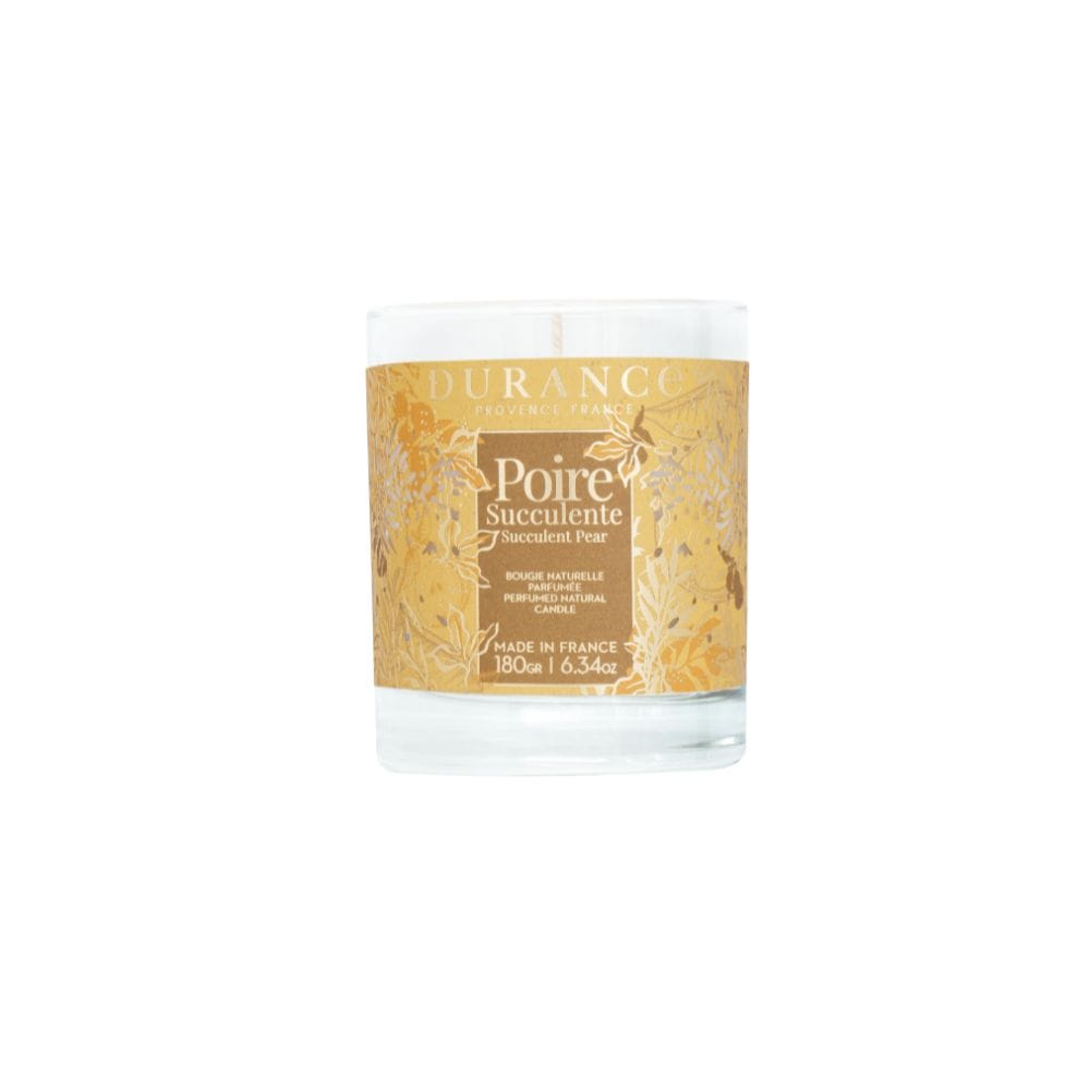 Vela aromatica de cera natural POIRE SUCCULENTE 75gr – Durance