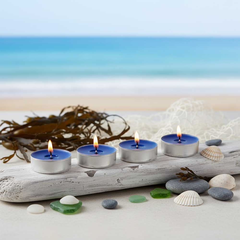 Velas de té perfumadas BRISAS DE OUESSANT – 24 uds – Ambiances Devineau