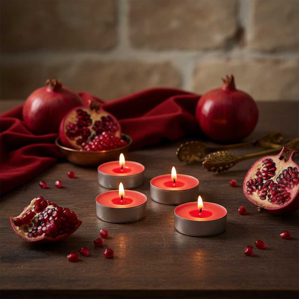 Velas de té perfumadas GRANADA DE INDIA – 24 uds – Ambiances Devineau