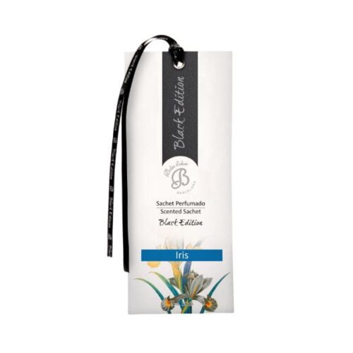 Sachet perfumado del aroma Iris de la marca Boles d'olor colección Black edition de D'Arome