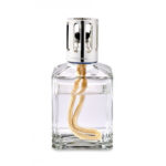Cofre L'Essentielle con lámpara catalítica transparente cuadrada y perfume Vent D'Ocean y líquido Air Pure de Maison Berger Paris