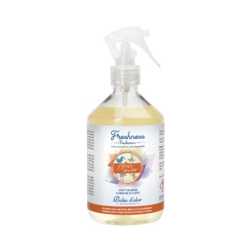 Spray de tejidos eliminador de olores del aroma Jazmin Blanco de la marca Boles d'olor de D'Arome
