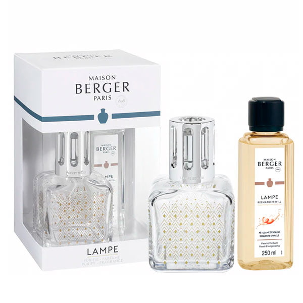 Cofre transparente montaña marron con el aroma exquisite sparkle