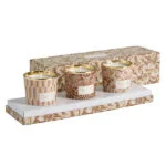 Cofre de 3 velas de aromas diferentes