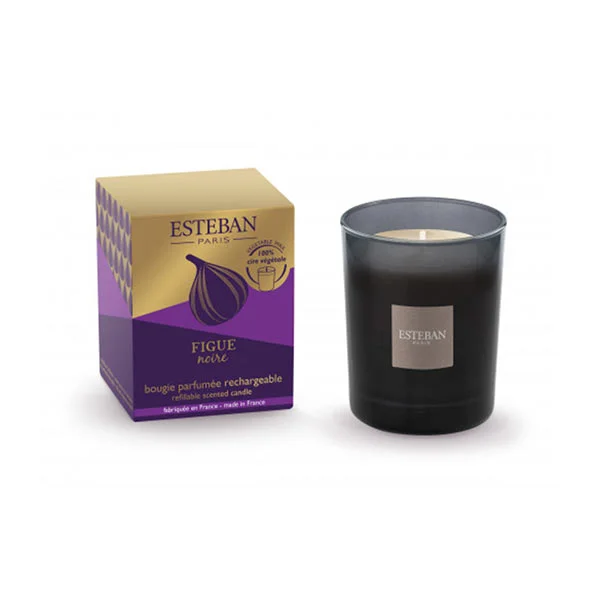 Vela vegetal perfumada de 180gr del aroma Figue Noire de la marca Esteban Paris