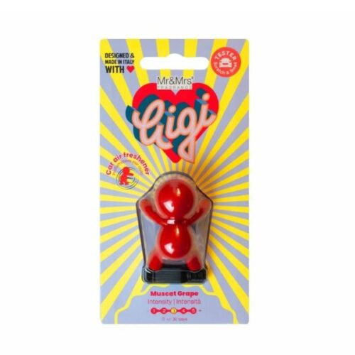 Gigi ambientador de coche rojo del aroma muscat grape de la marca Mr & Mrs de D'Arome