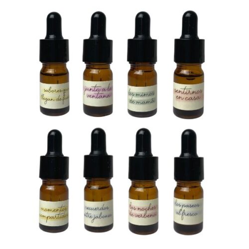 mini brumas 8 aromas con pipeta loes D'Arome